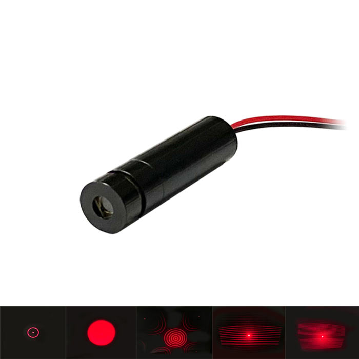 Raster Pattern Laser Module 658nm 100mW Red Diode Module Patterns Optional - Click Image to Close